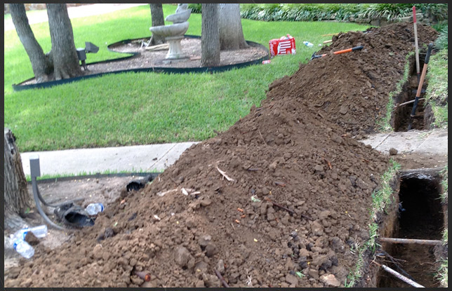 Drainage Project - Dallas Fort Worth Texas