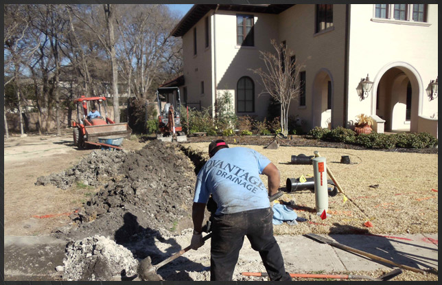 Drainage Project - Dallas Fort Worth Texas